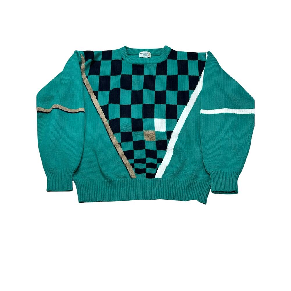 Vintage geometric sweater